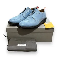THOM BROWNE ウィングチップ レザー シューズ 革靴 短靴 トムブラウン MFD110A-00198 ブルー 8.5  53311Aのサムネイル