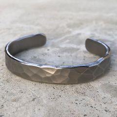 titanium bangle silver rock 純チタン バングル ブレスレット