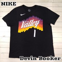NIKE/ナイキ Tシャツ Devin Booker/デビン・ブッカー フェニックス・サンズ ブラック L NBA