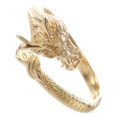 指輪 メンズリング 18金 K18 18k 龍 ドラゴン イエローゴールド 地金 リング ジェンダーレス 日本製 刻印入り シンプル 30代 40代 50代