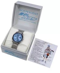 [Pre-owned] Wristwatch/Pocket Watch (Character) Kuroko Tetsuya Model Official Collaboration Watch Metal Band Type L Size "INDEPENDENT x Kuroko's Basketball"