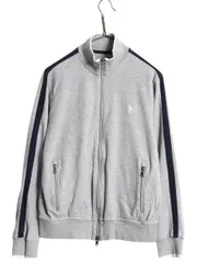 【お得なクーポン配布中!】 ポロ ラルフローレン スウェット トラック ジャケット メンズ M / 古着 フルジップ トレーナー ジャージ ブルゾン ハイネック ワンポイント