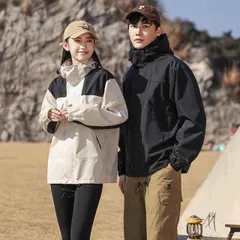 種類34：L/D：ミリタリーグリーン  メンズ ファッション 服 男性用 オシャレ シンプル 大人 かっこいい 大きいサイズ ストリート 紳士服 薄手 ジャケット 春秋 アウトドア 冬 カップル フロント トップス