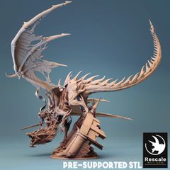 Rescale Miniatures | カースドドラゴン 32mm | 3Dプリント ミニチュア TRPG