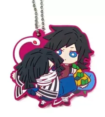 【中古】雑貨 冨岡義勇＆伊黒小芭内 「鬼滅の刃 キャラばんちょうこうラバーマスコット 陸ノ型」