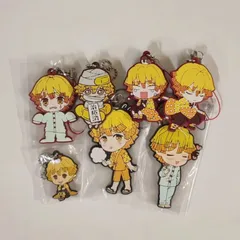 鬼滅の刃 我妻善逸 ラバーマスコット セット