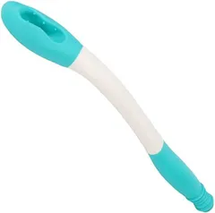 heizi おしりふき棒 トイレ お尻拭き 補助具 38cm 排泄介助 介護 排泄ケア リハビリ 入院 グリーン＆ホワイト(グリーン＆ホワイト)