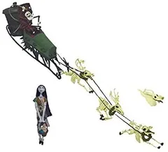 【中古】【非常に良い】ナイトメア・ビフォア・クリスマス 10th Anniversary Special サンタジャック&ソリ N-363