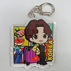 【中古】雑貨 ブイ(BTS/防弾少年団) 「TinyTAN TRAVEL COLLECTION 韓国 アクリルキーホルダー」