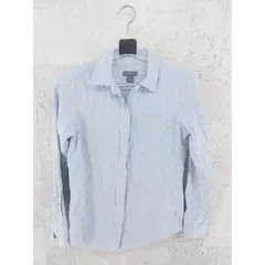 ◇ Eddie Bauer エディー バウアー ストライプ 長袖 シャツ サイズPXS ブルー レディース P  【1000027303312】