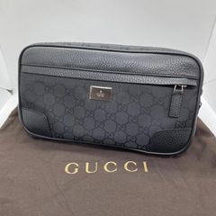 GUCCI ブラック ボディバッグ GGパターン 中古 美品 - メルカリ