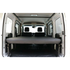 肉厚90mm しっかりどっしり ベッドキット S700V系アトレー専用 長さ163cm 3段階高さ調整 ブラックレザー ボルトオン取付 車中泊 アウトドア 旅行 軽自動車 内装 ドレスアップ インテリア カスタム パーツ 車 おしゃれ