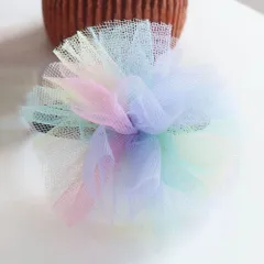 ☆ パープルブルー ☆ フリー ☆ バブバブチュールボンボンヘアゴム ヘアゴム 子ども かわいい ヘア ゴム 髪飾り 子供 こど 子供用 キッズ 女の子 卒園式 入学式 卒業式 ピアノ発表会 おしゃれ 結婚式 七五三 小学生 ポニーテール ボンボン