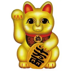 【 新品 未開封 】 ギャラデザインファクトリー ギャラデザイン ダイカットシール 招キ猫 金 ST022 未使用 送料 新着