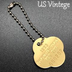 【  ドッグタグ 】 1993年 Dog Tag ※チェーン付き　キーホルダ　キーチェーンなどに！ アンティーク 犬 猫　キャットタグ　ネックレス KEY035