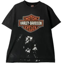 古着 ハーレーダビッドソン Harley-Davidson モーターサイクル ペイント バイクTシャツ メンズL相当 ヴィンテージ/eaa582057のサムネイル