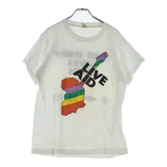 LIVE AID Tシャツ ホワイト 80's LIVE AID チャリティーライブTシャツ 85年 SCREEN STARS 白