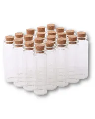 Chocople 小瓶 コルク瓶 コルク栓 ガラス瓶 ガラス 小物 保存 容器 保管 小分け 20本セット (15ml) [15ml]