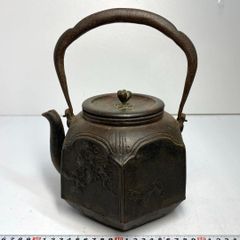 徳力本店 慶長笹字 純銀製容器 共箱 119g/縦9.6㎝東Y8-0521☆2F - メルカリ