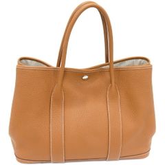エルメス トートバッグ ハンドバッグ ガーデンパーティPM 36 ネゴンダ ゴールド シルバー金具