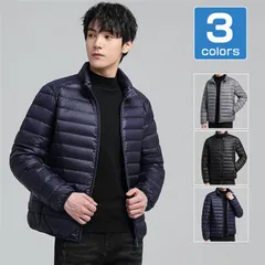 ダウンジャケット メンズ スタンドカラー 立ち襟 ショート丈 ダウンコート 撥水 保温 防寒 厚手 ジャケット カジュアル キルティング 軽め 冬服qcwyys02qcwyys02