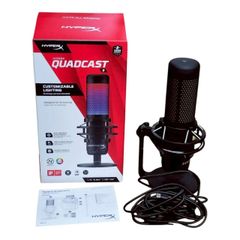 【動作確認済】HyperX QuadCast S USBコンデンサーゲーミングマイク ブラック（型番 HMIQ1S-XX-RG/G）