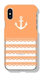 Xperia 10 V SO-52D SOG11 A302SO ケース カバー エクスペリア10V スマホケース ハードケース マリン 海 レース ボーダー パステルカラー 大人 かわいい 海 人気 クリア 透明 カラー07