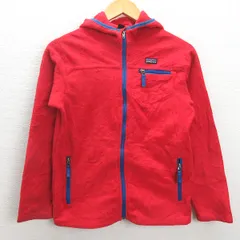Q■KIDS■パタゴニア/PATAGONIA ライトウェイト シンチラ スナップT/65510■赤【BOYS L(12歳)】キッズ用/83【中古】