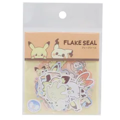 【メール便】ポケットモンスター フレークシール ダイカットミニシール ポケピース ぬいぐるみ ポケモン マリモクラフト デコレーション デコシール キャラクター グッズ 