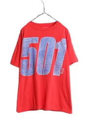 【お得なクーポン配布中!】 90s リーバイス 501 プリント 半袖 Tシャツ メンズ L 程/ 90年代 オールド Levis イラスト ロゴT ヘビーウェイト シングルステッチ 企業物