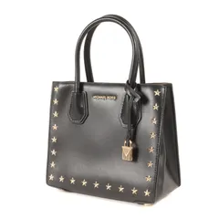 【美品】MICHAEL KORS マイケルコース バッグ ブラック 黒 | スタースタッズ 2WAY ハンドバッグ / ショルダーバッグ | レザー | ブランド カバン【レディース】【中古】