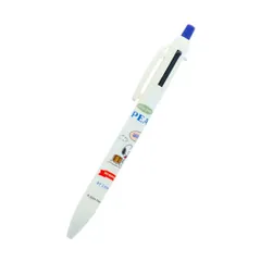 【メール便】スヌーピー シャープペン＆黒赤2色ボールペン シャープ＆2ボールペン Bon Voyage！ アイボリー ピーナッツ サンスター文具 新学期準備文具 キャラクター グッズ 