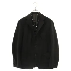 UNIFORM EXPERIMENT (ユニフォームエクスペリメント) 17AW STRETCH CORDUROY BUTTON JACKET UE-178002 ストレッチ コーデュロイ テーラードジャケット ブラックのサムネイル