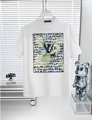 【今日特価】LV ルイヴィトン 25SS ロゴプリント T シャツ