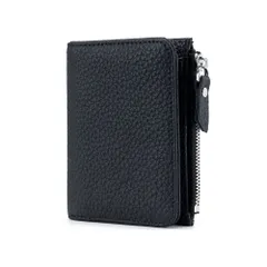 ☆ ブラック ☆ 財布 本革 二つ折り コンパクト RFID yswa5331 財布 レディース 二つ折り 本革 サイフ さいふ 折財布 レザー 小さい 薄い ボックス型 小銭入れ コインケース お札入れ カード収納 ミニ財布 大容量 コンパクト