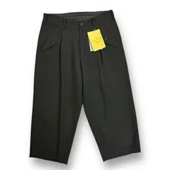 未使用YohjiYamamotopourhommeアーミーギャバジンパンツ ARMY GABARDINE SIDE CURVE PANTS(M BLACK): Vintage 1.2｜THE