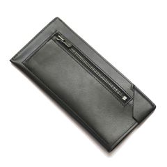 【新着商品】[STATUSY] FRAGMAN フラグマン 長財布 極小 ハンドメイド 日本製 栃木 レザー 本革 紙幣を折らずに20枚収納！ (ブラック)