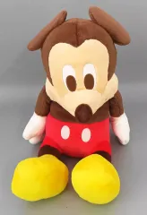 【中古】ぬいぐるみ ミッキーマウス 赤いほっぺ グランデぬいぐるみ おすわりVer.「ディズニー」