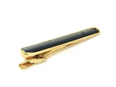YVESSAINTLAURENT イヴサンローラン ネクタイピン アクセサリー ビジネス 紳士 メンズ ゴールド系×ネイビー系 DF6155