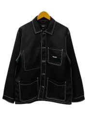 HUF (ハフ) CONTRAST NYLON CHORE JACKET チョアジャケット ナイロン JK00425 M ブラック メンズ/078のサムネイル