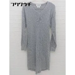 ◇ ◎ ciaopanic typy チャオパニックティピー Vネック 長袖 膝丈 ニット ワンピース サイズone グレー レディース 【1002801587901】