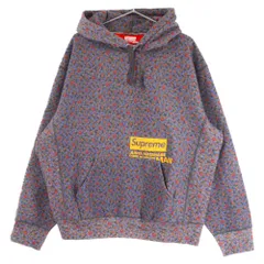 SUPREME (シュプリーム) 21AW×ジュンヤワタナベ コムデギャルソンマン フローラル総柄ロゴプリントスウェットプルオーバーパーカー マルチのサムネイル