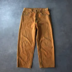 GQ1550◇Levi's : 90's 550 RELAXED FIT 製品染めデニムパンツ◇31◇オレンジ系 USA 後染め リラックスフィットテーパード