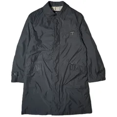BURBERRY BLACK LABEL(バーバリーブラックレーベル) Burberry check lining polysten collar coat バーバリー チェック ライニング ポリ ステンカラー コート BMA13-105-09 L ブラックのサムネイル