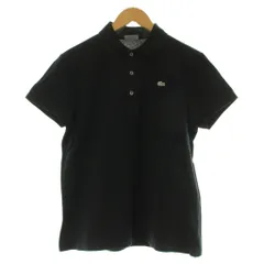 ラコステ LACOSTE ポロシャツ 半袖 ロゴ 3 黒 ブラック PH593C /OR