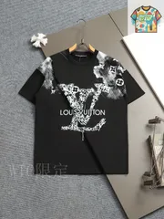 【今日特価】Louis Vuitton 25SS 1V グラデーション大ロゴ T-1