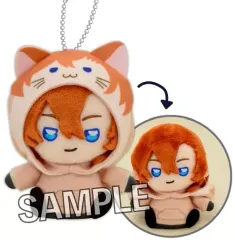【中古】キーホルダー 中原中也 指の上シリーズ 猫パーカーver. 「文豪ストレイドッグス」