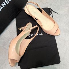 CHANEL シャネル バイカラー スリングバック パンプス 36.5 - メルカリ