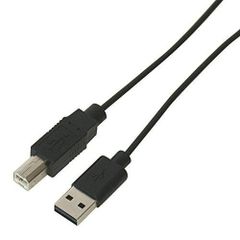 Digio2 USB2.0ケーブル A-B プリンタ接続 1.0m 両面挿しコネクタ ブラック ZUH-D10BK　2個セット