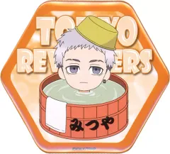 【中古】バッジ・ピンズ 三ツ谷隆 「東京リベンジャーズ POP UP STORE 銭湯中 in ロフト トレーディング六角缶バッジ 銭湯中ミニキャラVer.」